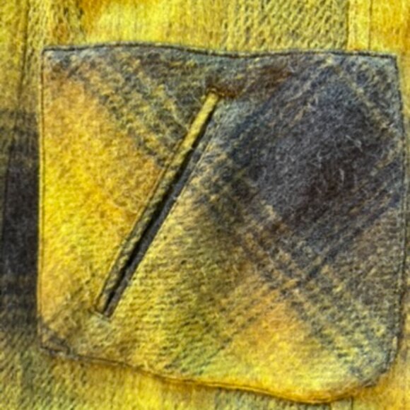 COLDWATER CREEK Women's Fall Winter Jacket Plaid Toggle coat size 18 XL XXL Wool - Picture 4 of 6